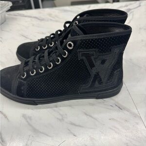 Louis Vuitton Hightop Sneaker Perforated Suede
